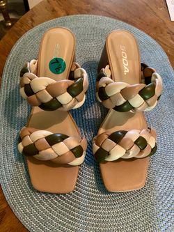 Braided sandals