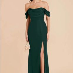 Bridesmaid Convertible Emerald Dress size XS
