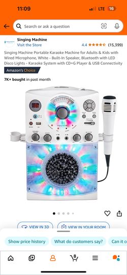 Karaoke Singing Machine & Microphones