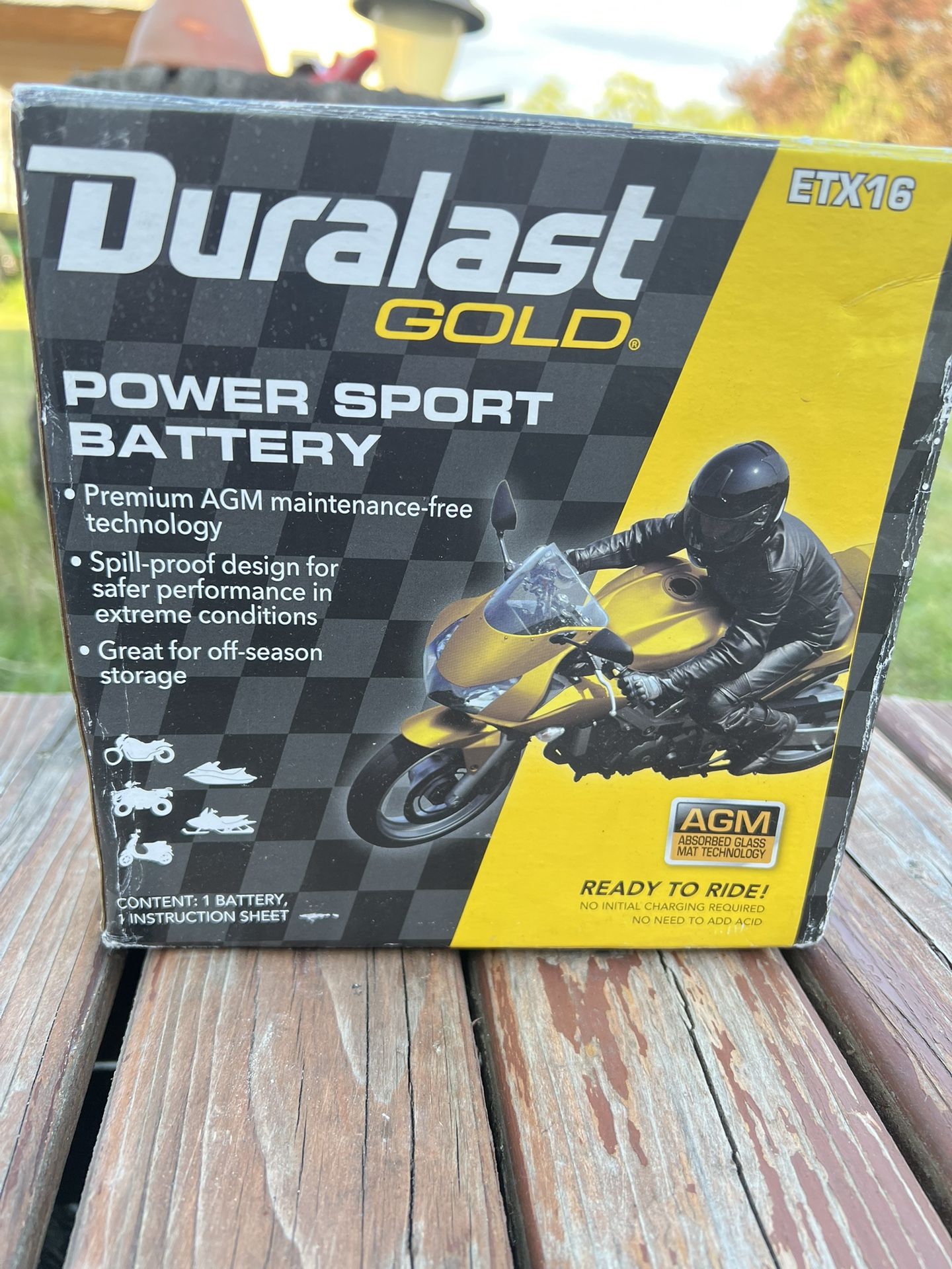 Durablast GOLD AGM Battery New