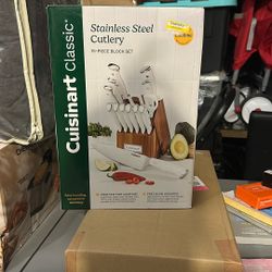Cuisinart Classic Stainless Steel Cutlery-15pc Block Set
