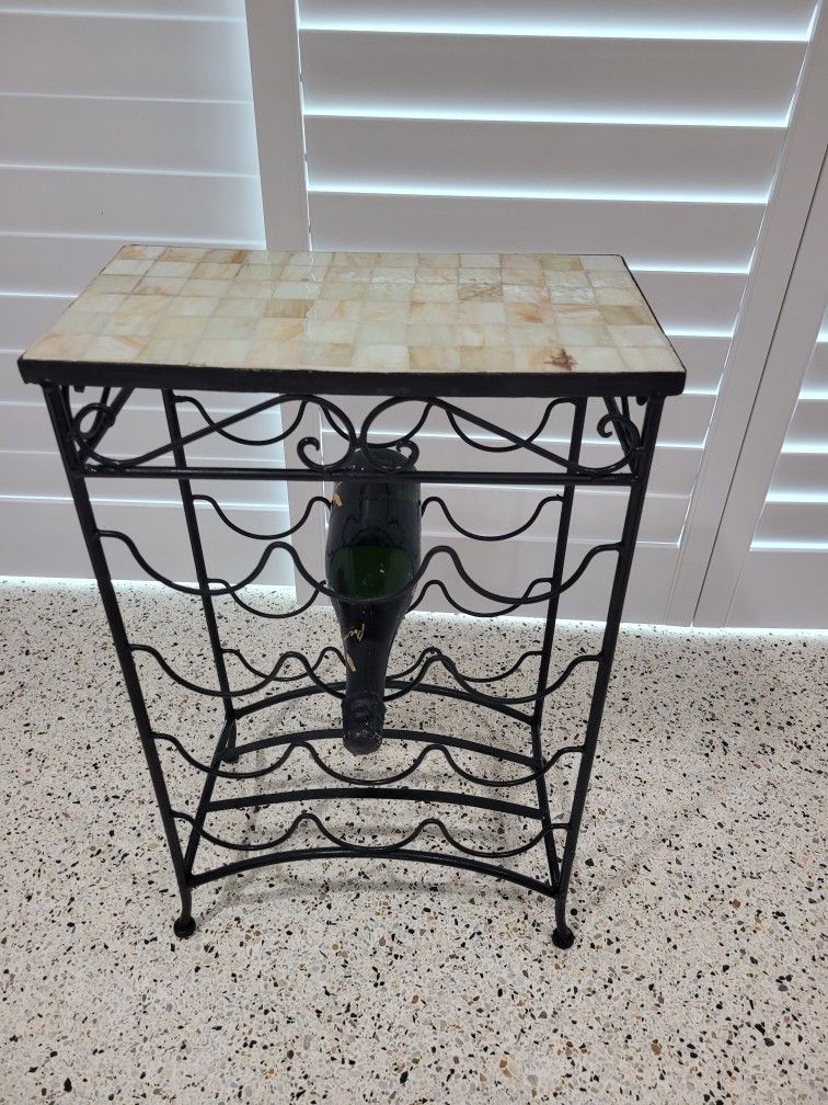 Mosaic Wine Table Rack
