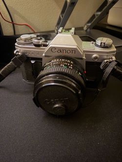 Canon AT-1 35mm Film Camera w/ Canon FD 50mm f/1.8 Lens – Excellent Condition