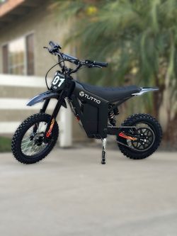 🔥 New Black Tuttio Electric Dirt Bike – • 37 MPH • 2000W • 48V 21Ah
