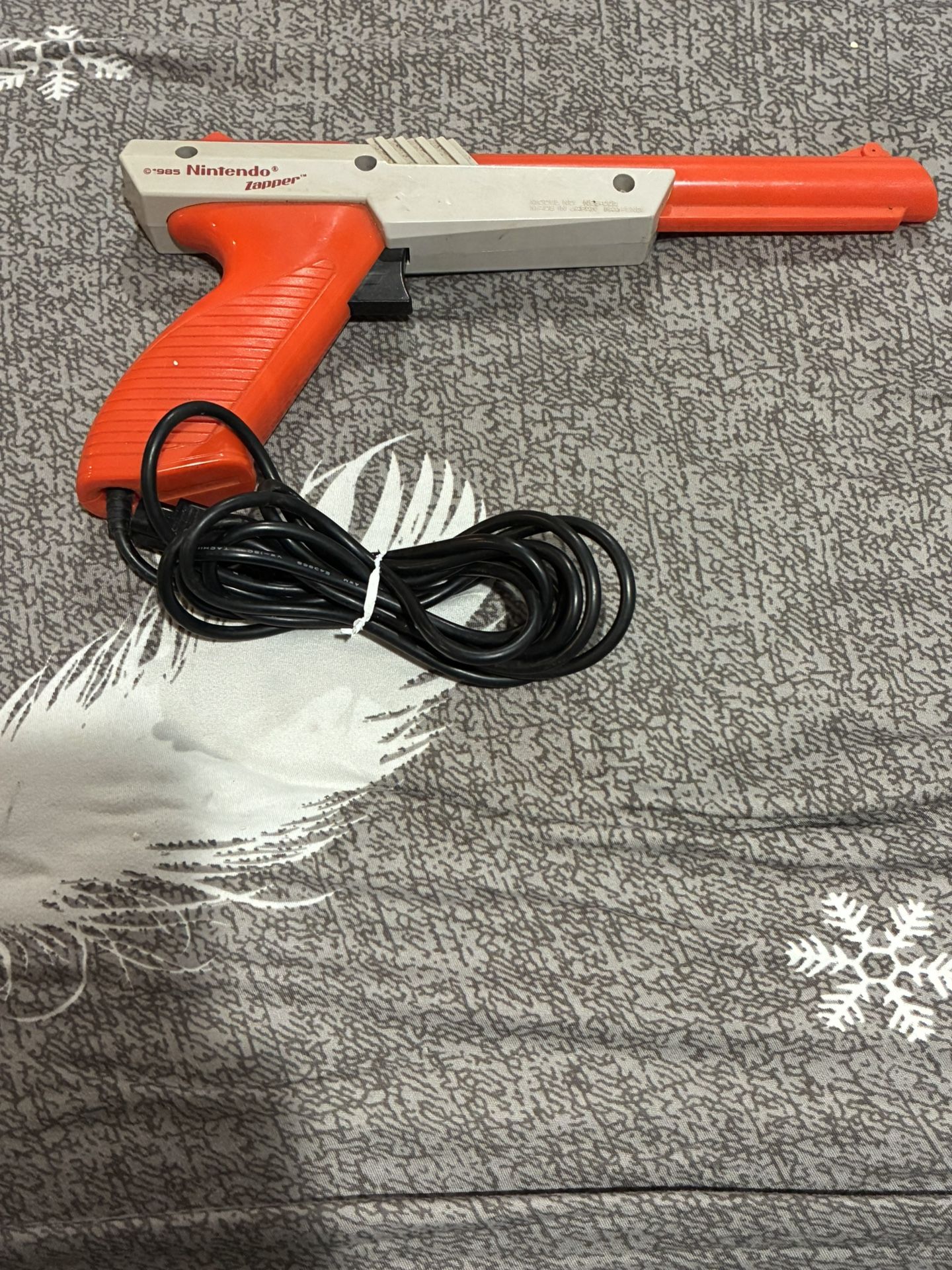 1985 Nintendo Zapper Orange Gray Tested Works