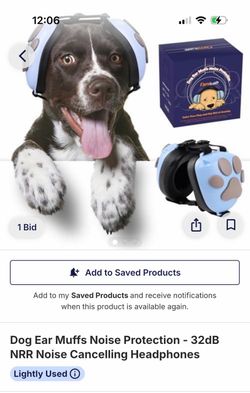Dog Ear Muffs Noise Cancelling Headphones
