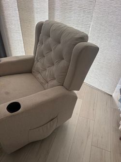 Reclining swivel massage chair