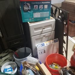 One Small Lower Cabinet New Light Grey Dont need 