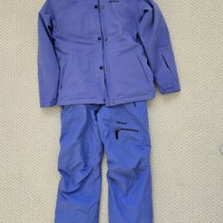 Marmot Girls Insulated Ski Jacket & Pants – Size L