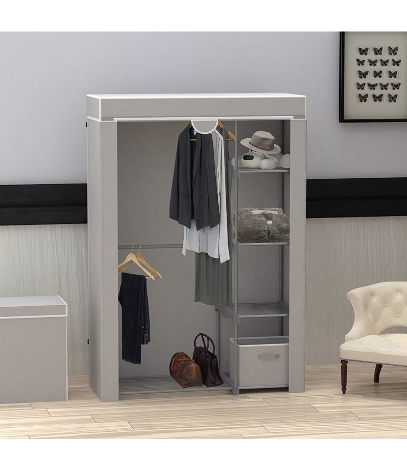 Simple Houseware Freestanding Cloths Garment Organizer Closet with