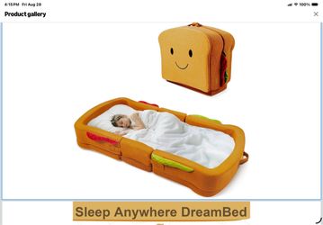 Toddler Travel Bed Sandwich Style