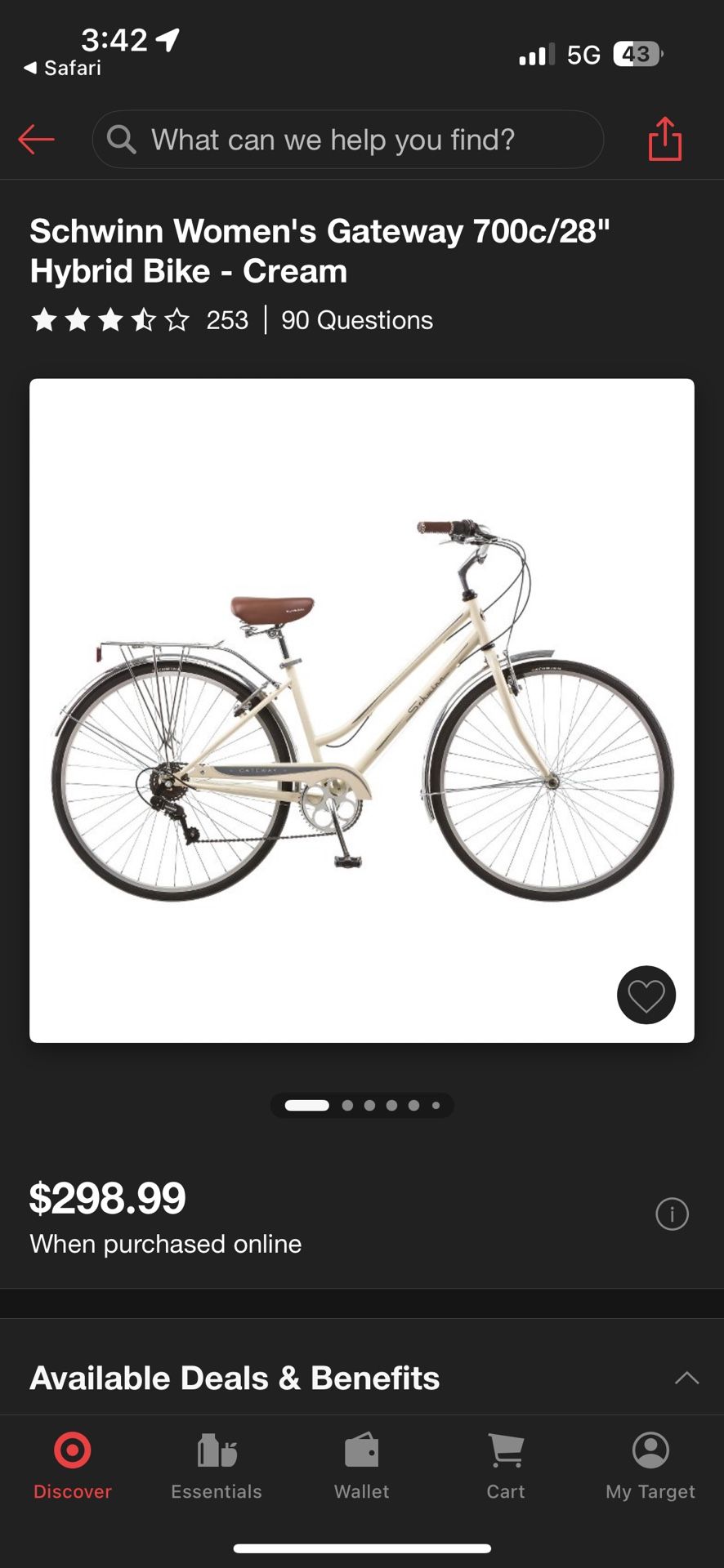 Women’s Retro Schwinn Gateway Bicycle (