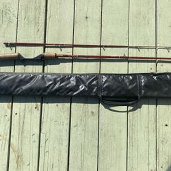 Vintage Fishing Pole- Fenwick Lunker Stik PLC60 6’ 6-15 Lb. Line With Case