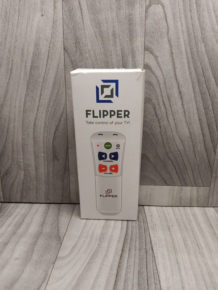 Flipper Big Button TV Remote Extra Large Buttons - Universal Requires 2 AAA