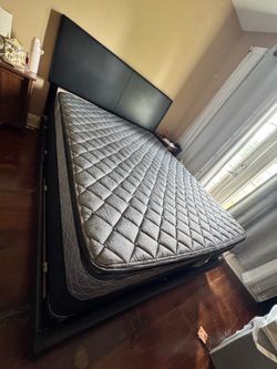 Queen-size mattress and box spring