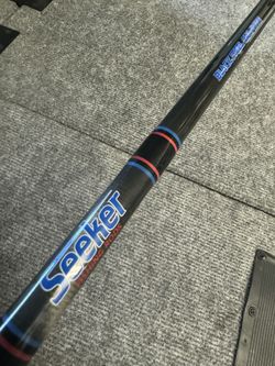 Seeker Black Steel Clean Fishing Rod. 