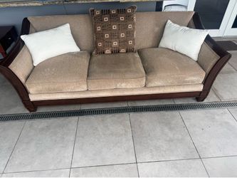 Couch with table set