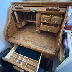 Vintage Roll Top Desk