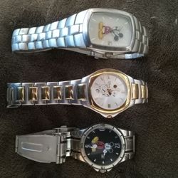 Vintage Disney watches. All three for $75
