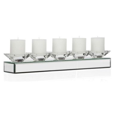 Z Gallerie Prism 5 Candles Holder