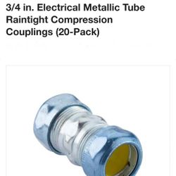Halex
3/4 in. Electrical Metallic Tube Raintight Compression Couplings (20-Pack)
