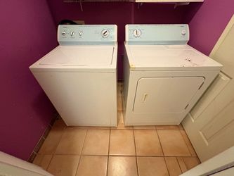 Washer and dryer