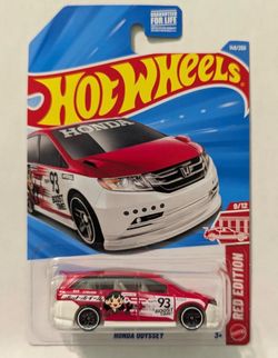 Red Edition Odyssey Honda Hot Wheels