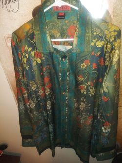 Mens designer dress shirt size xl