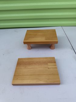 Wood Display Riser Stands 