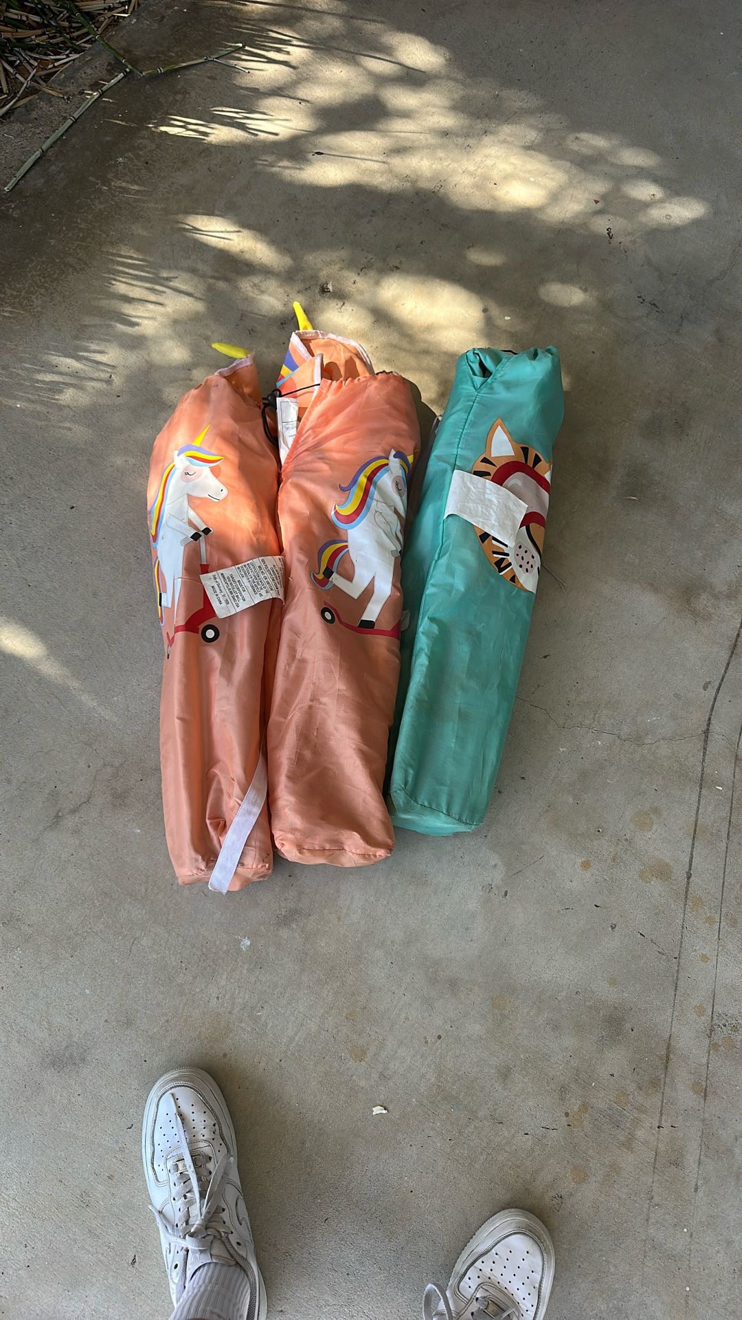 3 Used Kid Lawn Chairs