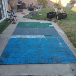 Heavy Duty Plastic Tile Flooring 