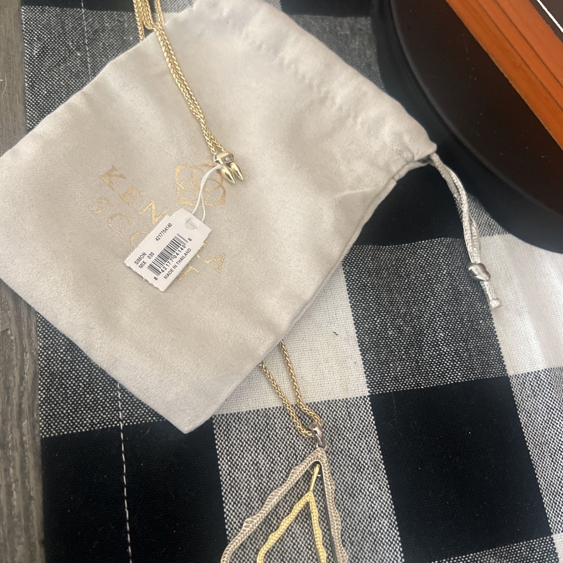 New Long Kendra Scott Necklace With Tag