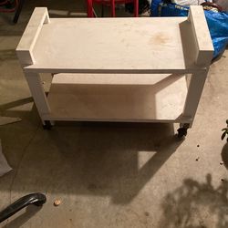 Wood Bar Cart