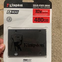 Kingston A400 480 GB 2.5” Solid State Drive