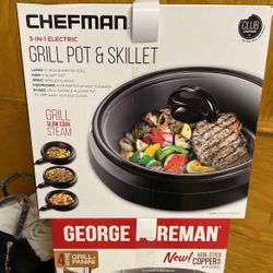 CHEFMAN Grill Pot & Skillet