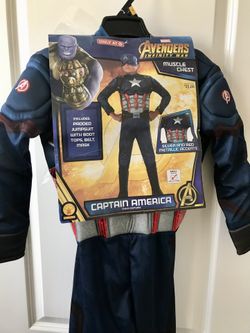 Brand New Avengers Infinity War Captain America Halloween Costume