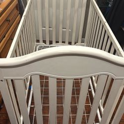 White Baby Crib 