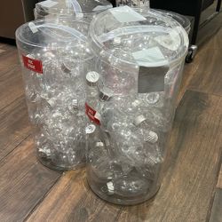 Clear Plastic Ornaments 