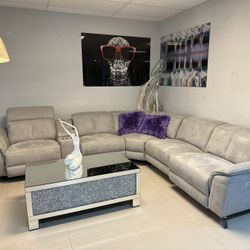 50% OFF Power Recliner Sectionals W/ Power Headrest And USB Ports! **ALL IN STOCK NOW!