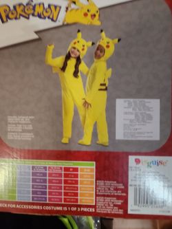 Pokémon Pikachu Kids Costume by Disguise