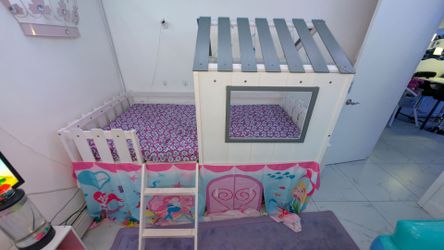 Twin size loft bed