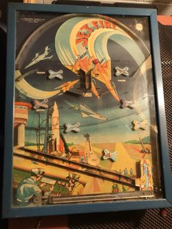 1950s Antique Jet Fighter Pinball Game. Would be a great addition to man cave. Non working. Open to offers / trades.