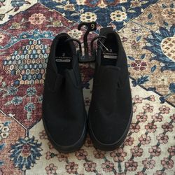 Black slip on shoes 