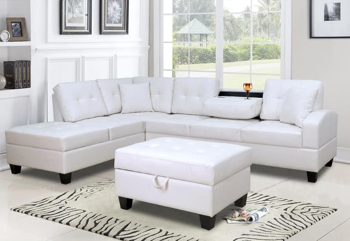 Same Day Delivery 💥SPECIAL] Pablo White Sectional | U5300

by Global

