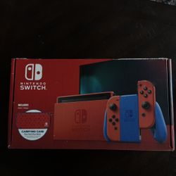 Nintendo switch Mario red and blue edition 