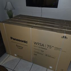 PANASONIC TV  75"   4K  HDR
