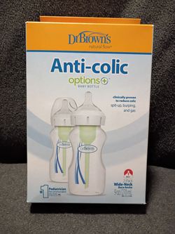 Dr. Brown's Anti-Colic Options+ Baby Bottles 2-Pack