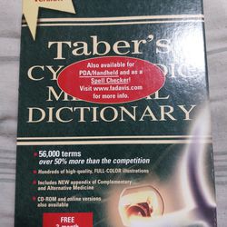 Tabers Cyclopedia Medical Dictionary Edition 19