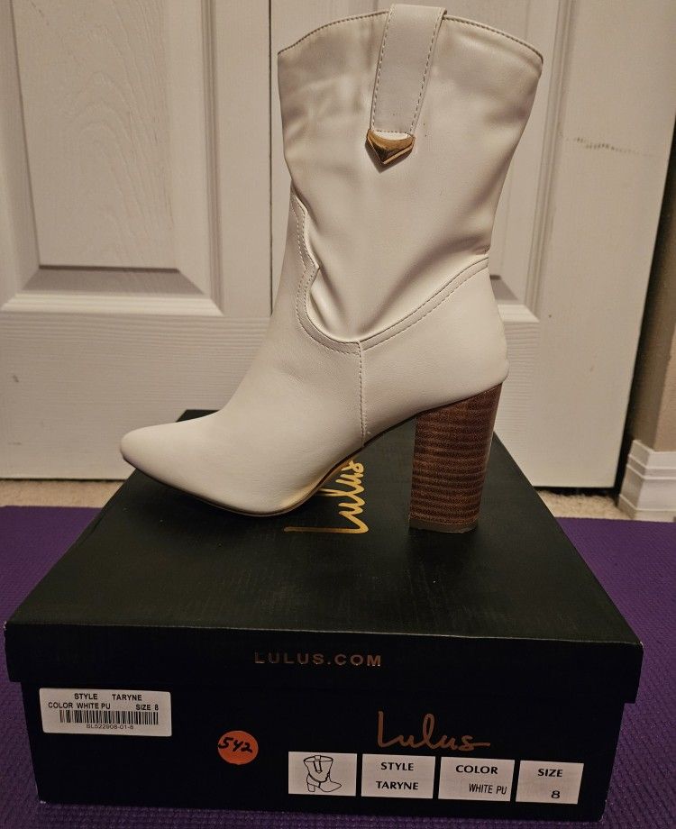 LULUS BOOTS 81/2, & 9