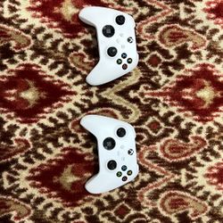 Two Xbox Series S Controllers  